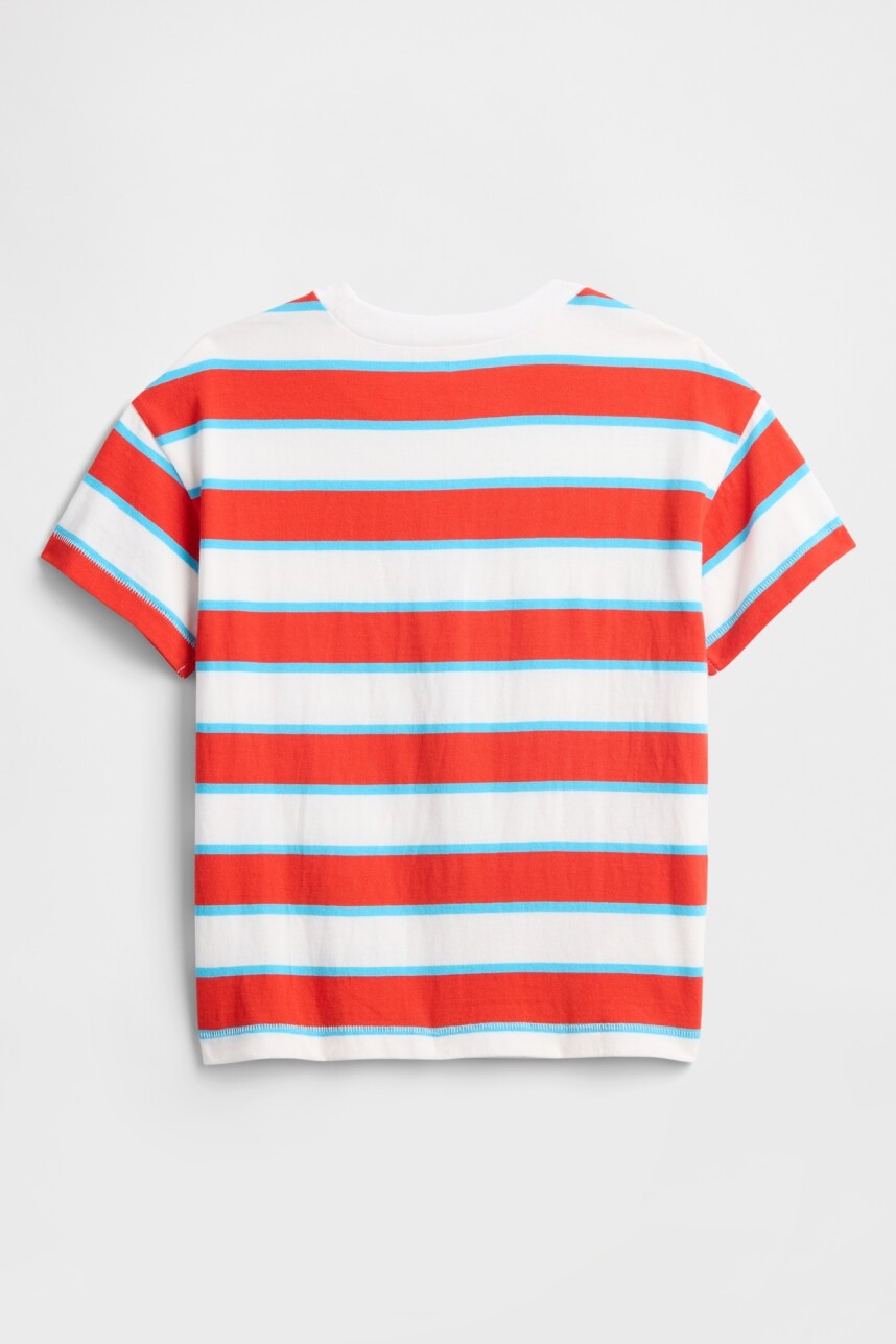 Remera Toddler Niño New Off White Stripe