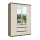PLACARD NOBRE 4P CON 2 ESPEJO BLANCO PLACARD NOBRE 4P CON 2 ESPEJO BLANCO