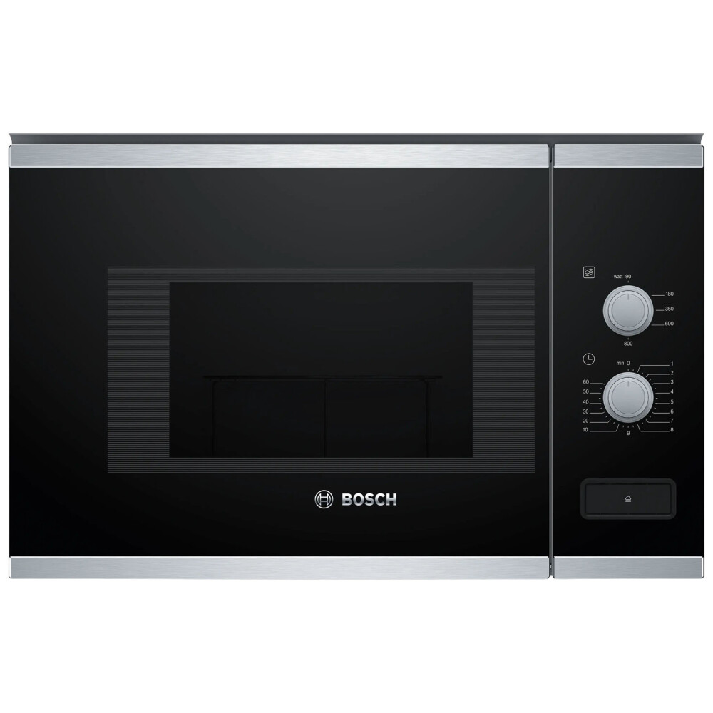 MICROONDAS DE EMPOTRAR 20-LITROS NEGRO BOSCH BFL520MS0