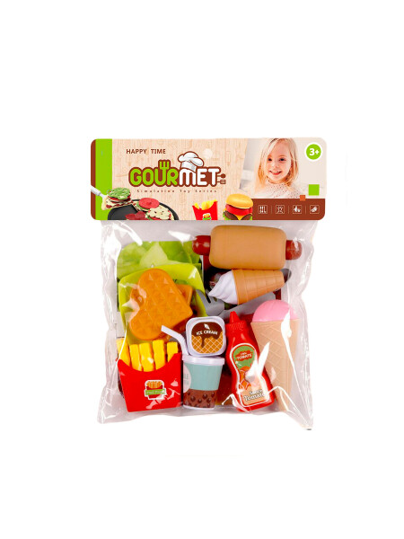 COMIDA RAPIDA MULTICOLOR