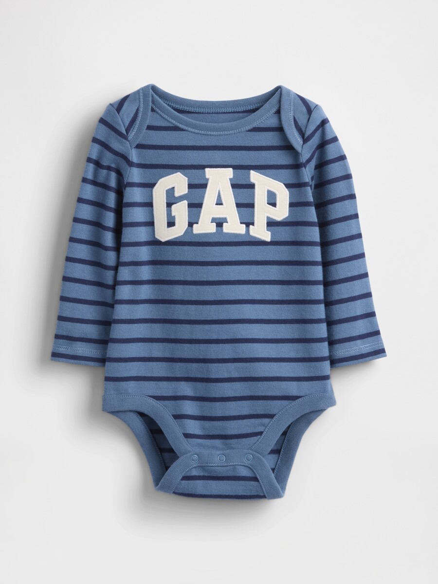 Body Logo Gap Bebé - Blue Stripe 