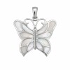 Dije mariposa- Plata 925 - nacar - CP4763 conpiedra
