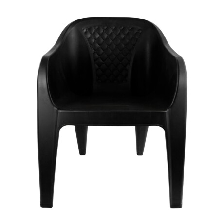 Silla de plastico Rambo negra tipo sillon Silla de plastico Rambo negra tipo sillon