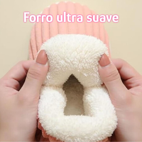 Pantufla de Felpa Super Abrigadas Antideslizante Unisex Azul