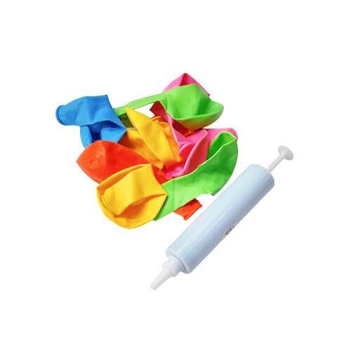 Globos de colores con inflador Globos De Colores Con Inflador