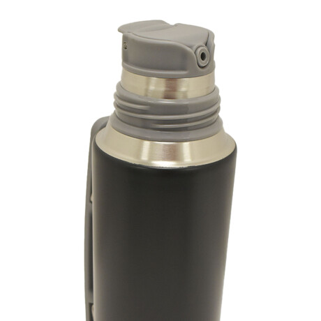 Termo 1Lt Acero Inox con Manija Retráctil y Tapa Mate Comet Negro