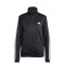 Campera de Mujer Adidas Deportiva 3 Tricot Negro - Blanco