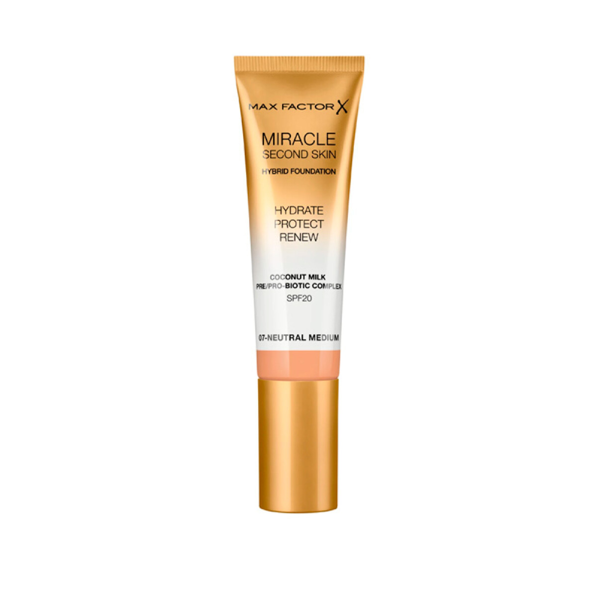 Base Liquida Max Factor Miracle Touch Second Skin 30 ml - 07 Neutral Medium 