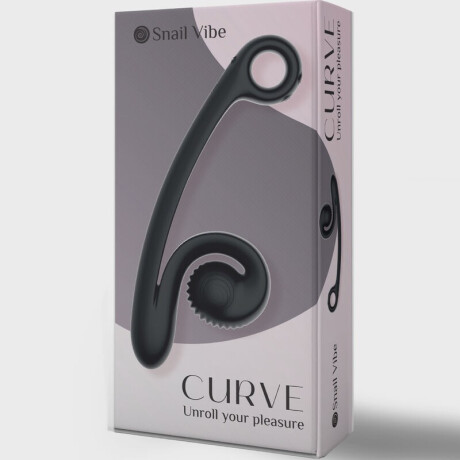 SVibe Snail CURVE with Clitoral Stimulator - Black SVibe Snail CURVE with Clitoral Stimulator - Black