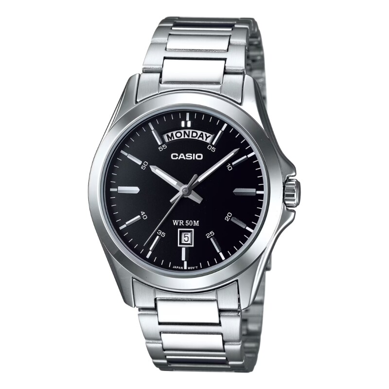 Reloj Casio MTP1370D 1A1VDF para hombre con correa de acero Reloj Casio Mtp1370d 1a1vdf Para Hombre Con Correa De Acero