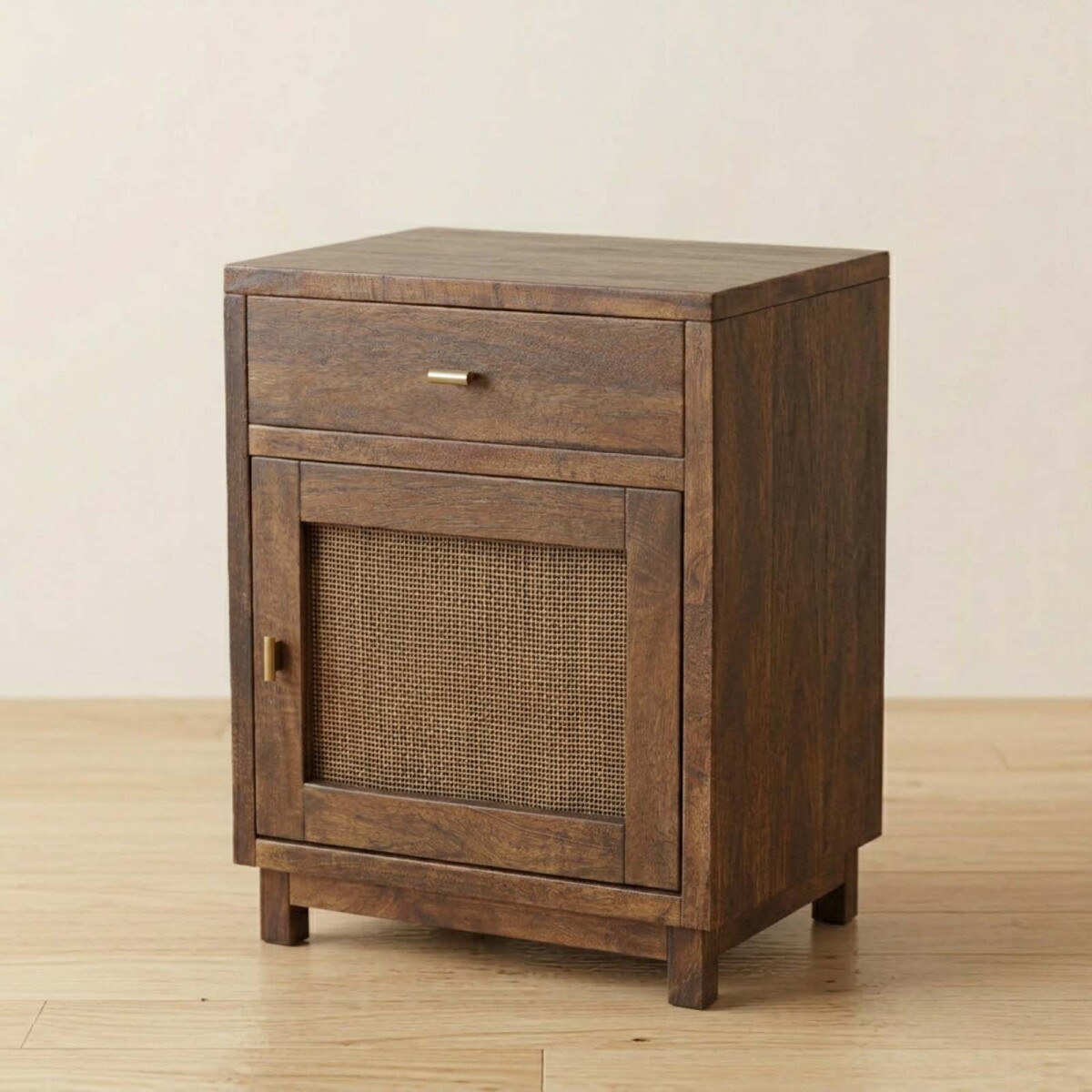 MESA DE LUZ - MADERA MARRON AMAN 