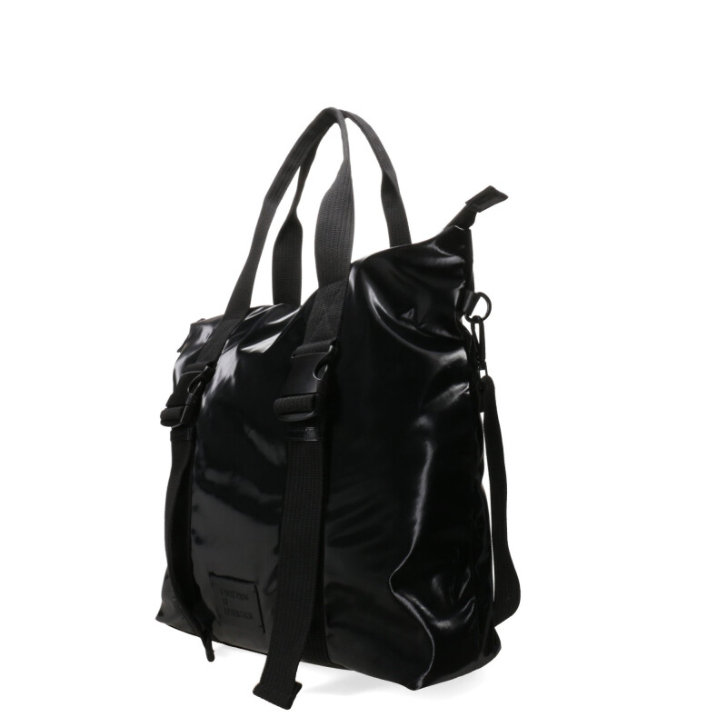 Bolso Miss Carol Bexa Material Charol Negro