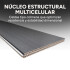 Panel Divisor Separador Ambientes 2,4 x 2,90m + 2 Rieles 3m Gris 1