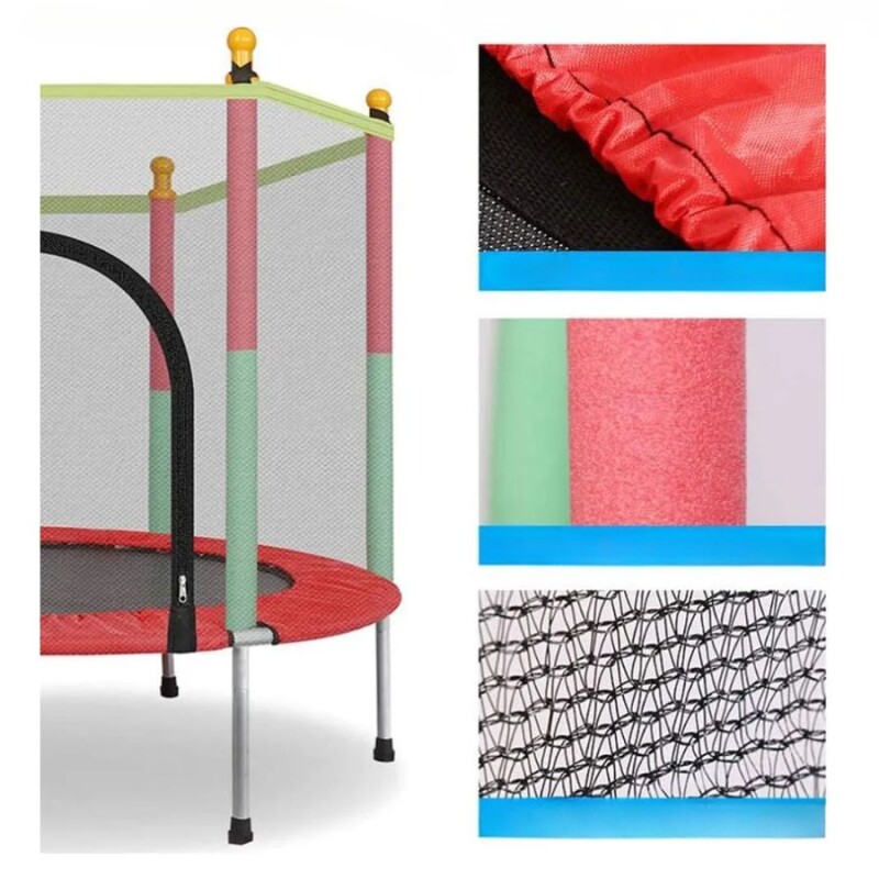 Cama Elástica Infantil 140 cm con Red de Seguridad – Diversión y ejercicio seguro para los más pequeños Cama Elástica Infantil 140 cm con Red de Seguridad – Diversión y ejercicio seguro para los más pequeños