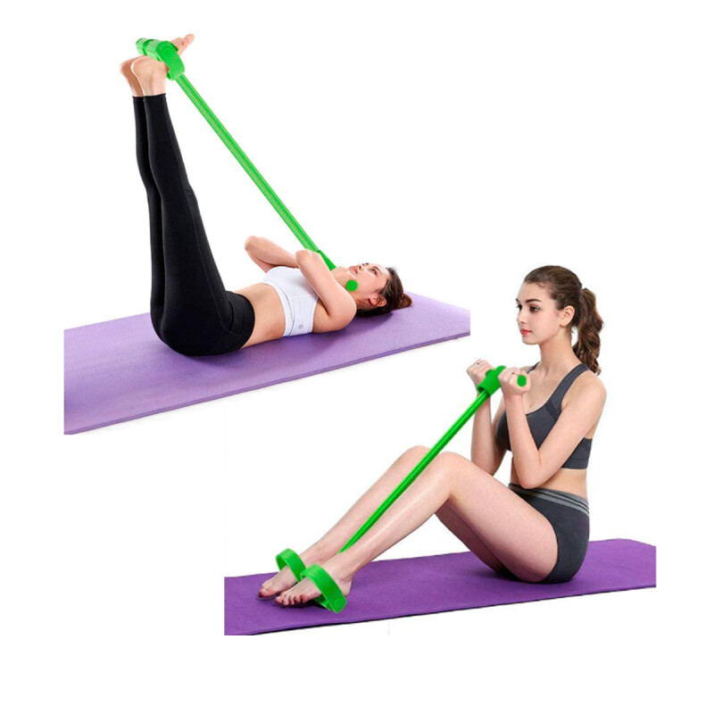 Banda Elástica Con Apoya Pies Active Training Violeta
