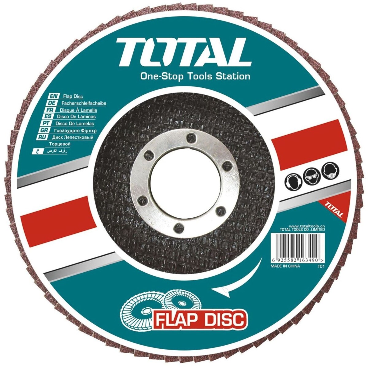 Disco Flap Para Amoladora 4.1/2" Grano 60 