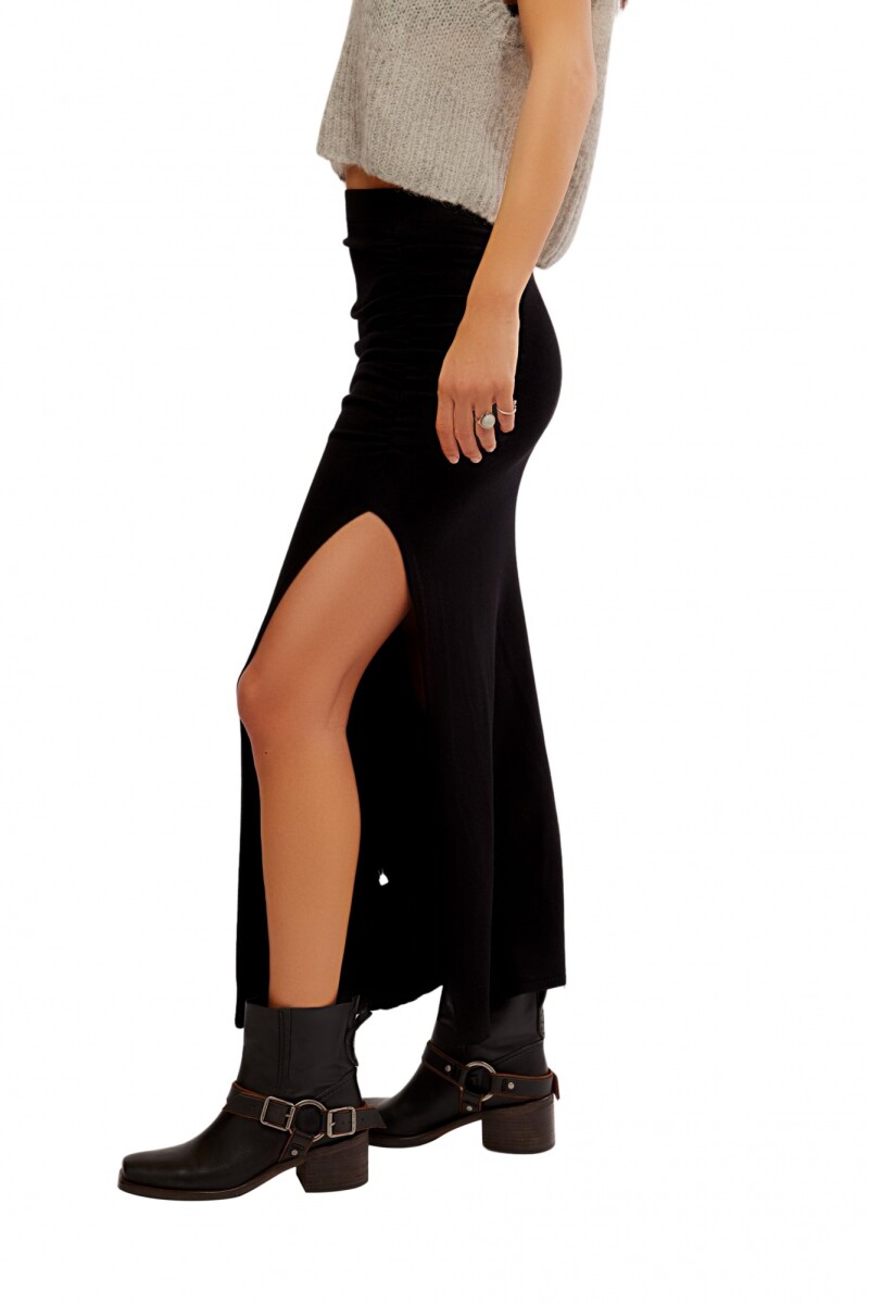 FALDA MAXI PEAK SHOW Negro
