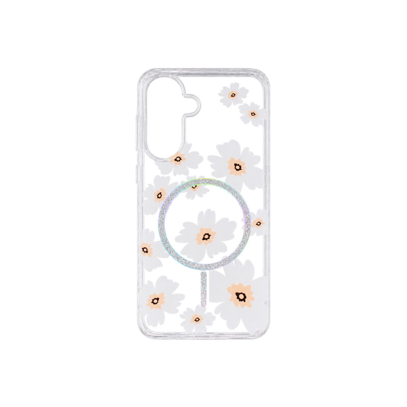 Protector para Samsung Galaxy A17 diseño de flores color blanco Protector Para Samsung Galaxy A17 Diseño De Flores Color Blanco