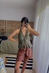 Pocket Vest óxido Pistacho