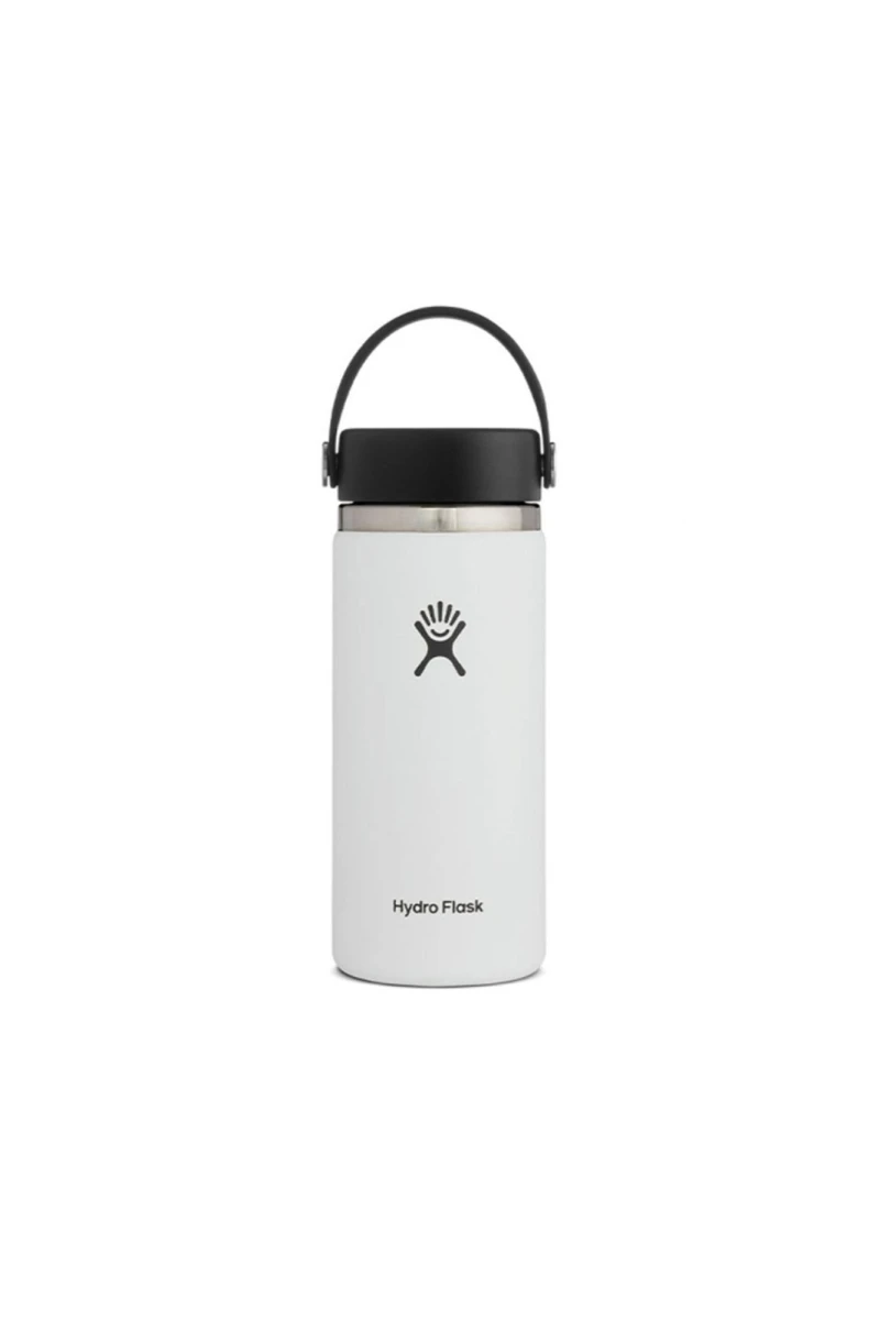 Wide Mouth Flex Cap 16 Oz. White