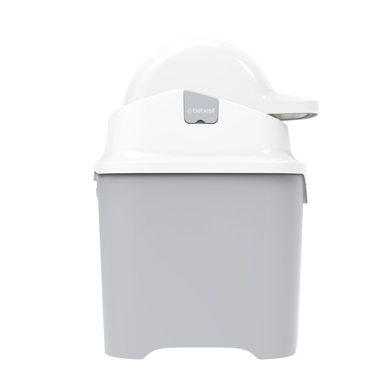 Contenedor de Pañales DIAPER CHAMP Bebesit Gris Contenedor de Pañales DIAPER CHAMP Bebesit Gris