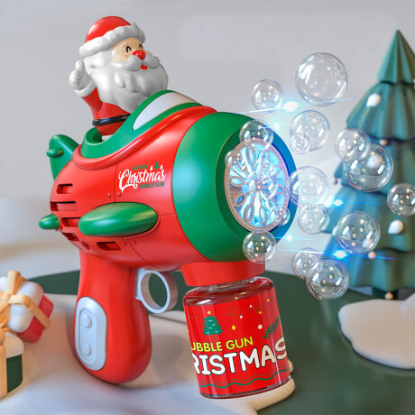 Pistola De Burbujas Navidad Burbujero Automático Pistola De Burbujas Navidad Burbujero Automático