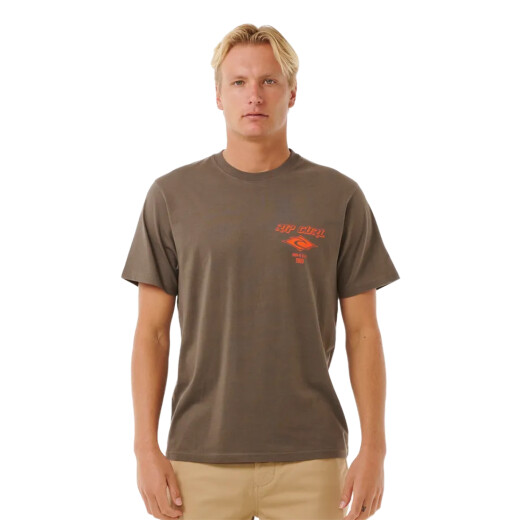 Remera Rip Curl Fade Out Icon Tee - Marrón Remera Rip Curl Fade Out Icon Tee - Marrón