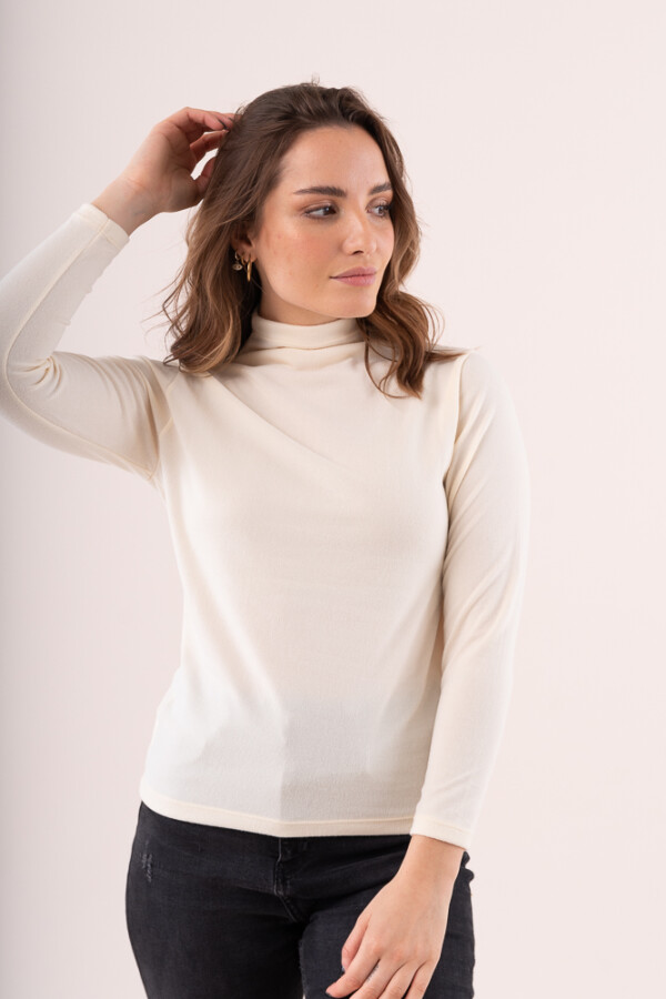 Polera Lanilla Champagne