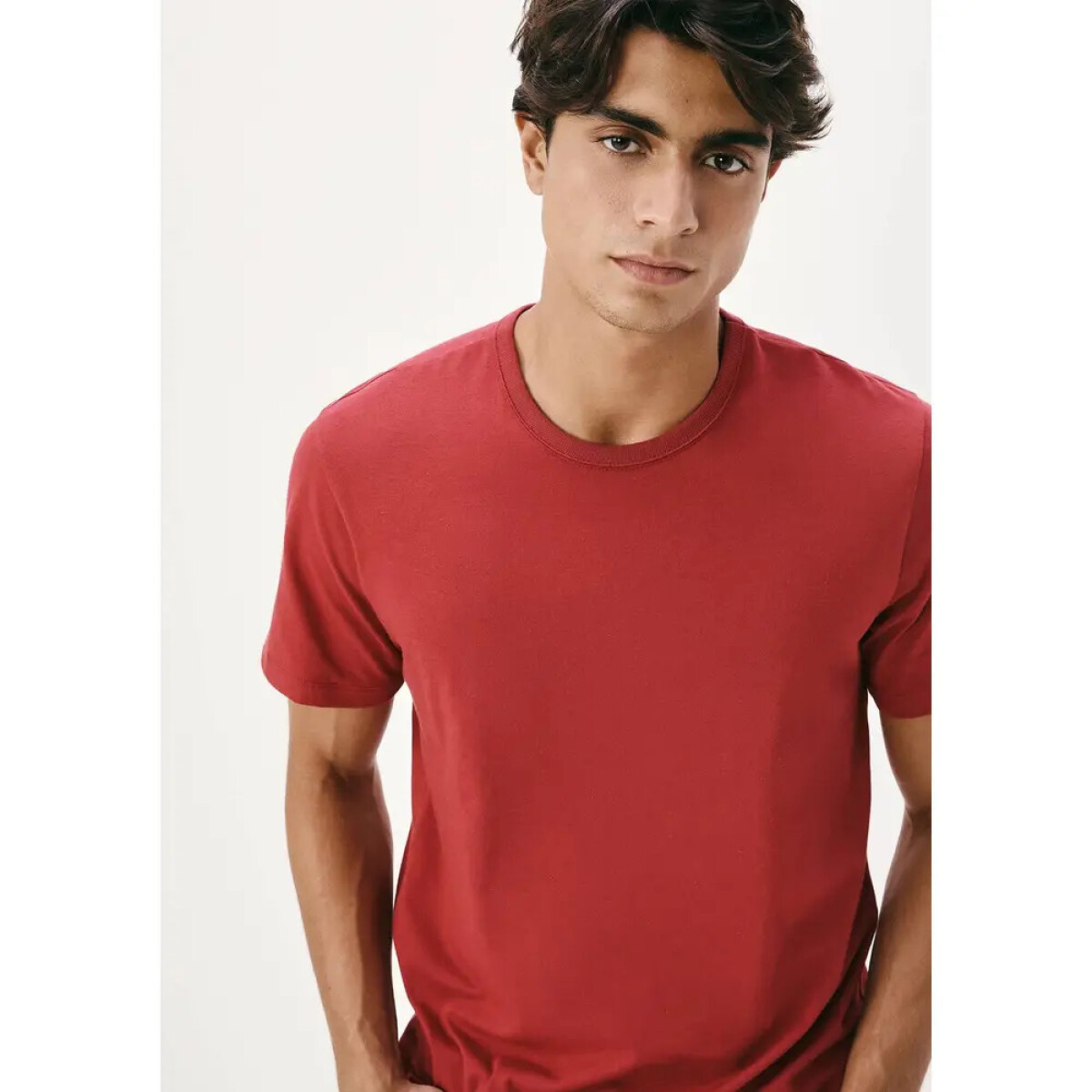 CAMISETA MM MASC - VERMELHO ESCURO 