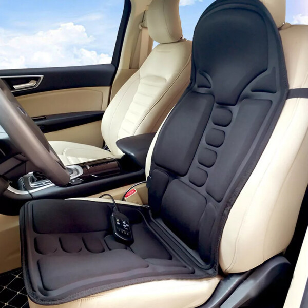 Asiento Masajeador Espalda Colchoneta Con Control Jb-100b MASAJEADOR ASIENTO SILLON JB-100B HL889