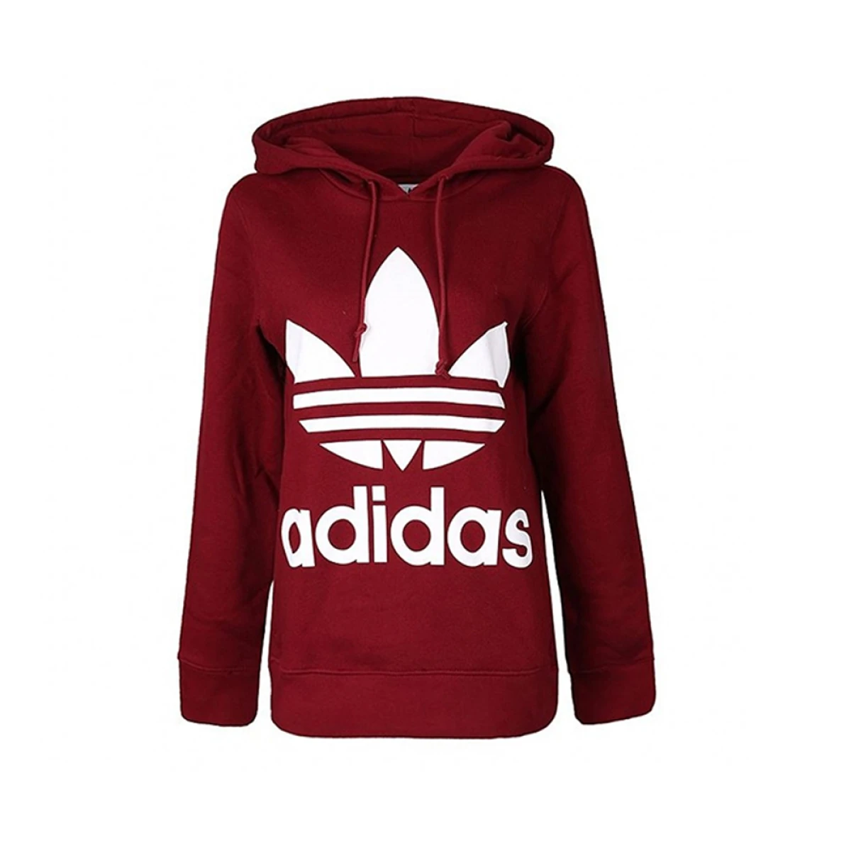 adidas TREFOIL HOODIE - Red/White 