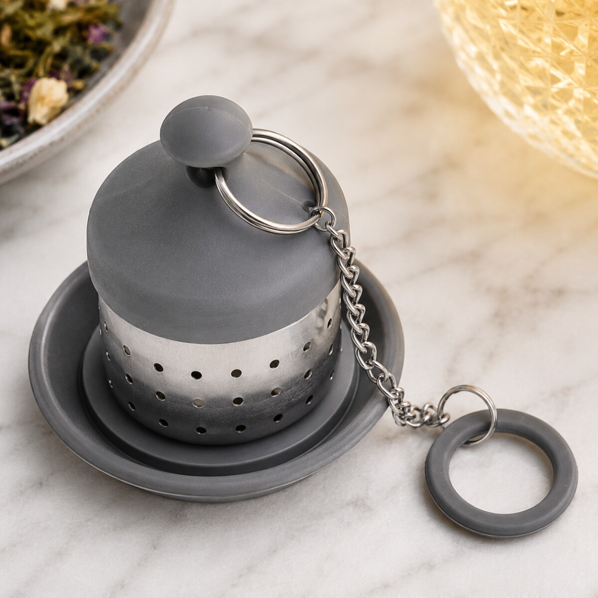 Infusor con soporte - INOX 