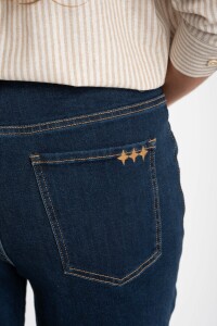 Jean Lemon Mama Flare Wide Leg Denim