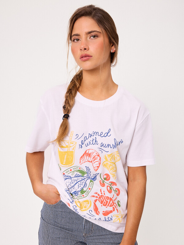 T-SHIRT NANI RUSTY Blanco