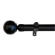 Barrote extensible 28 mm 1 a 2 mts NEGRO