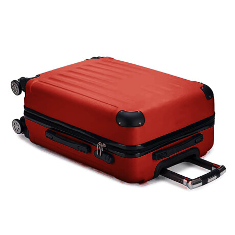 Valija Rígida 24'' Resistente Impermeable 4 Ruedas Rojo