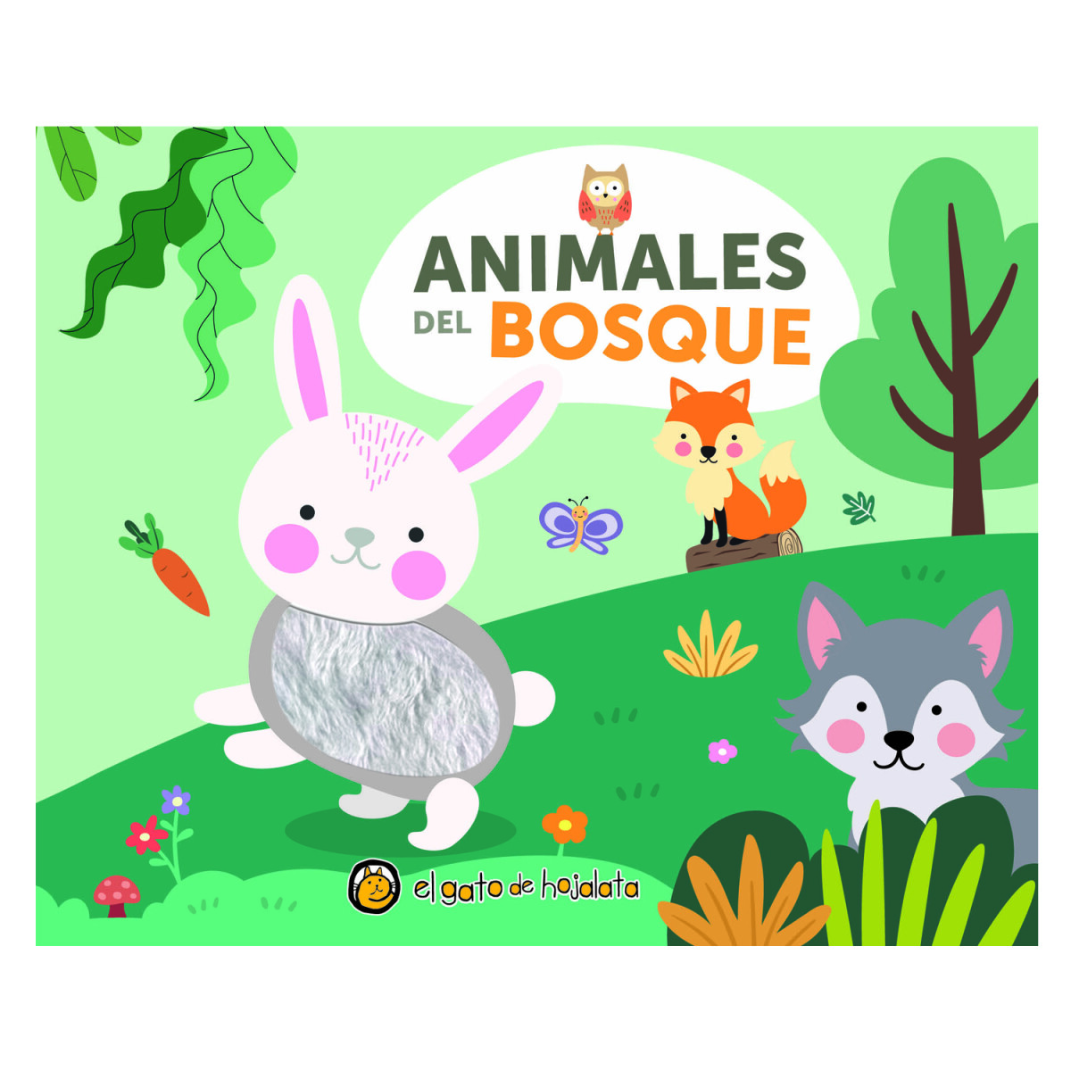 animales y texturas del bosque 