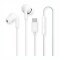 XIAOMI EARPHONES TYPE C Auriculares Cableados XIAOMI Conexión Tipo C Con Micrófono - White