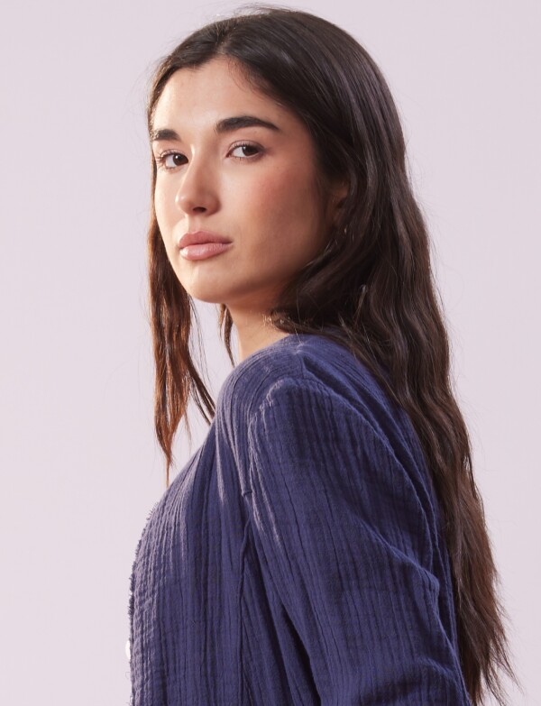 Chaqueta Algodon AZUL