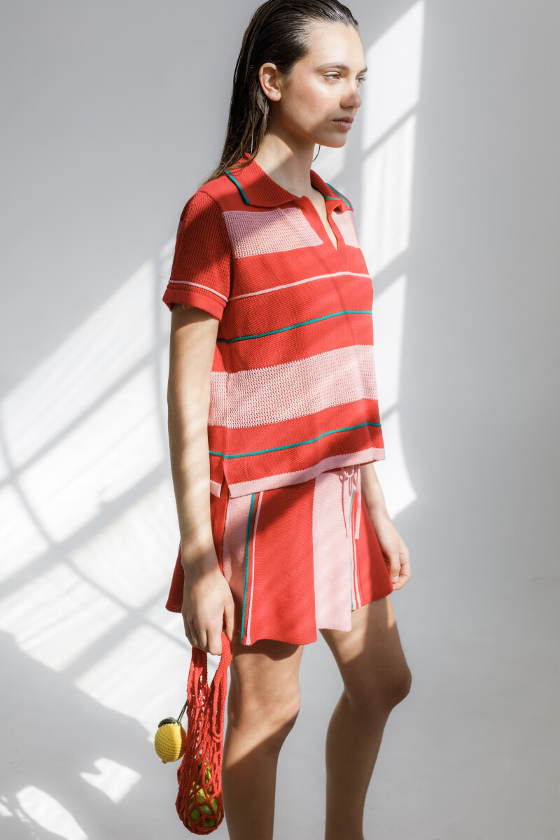 POLO LIMA Rojo