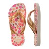 Sandalias Havaianas Kids Flores FC Niños Beige/dorado