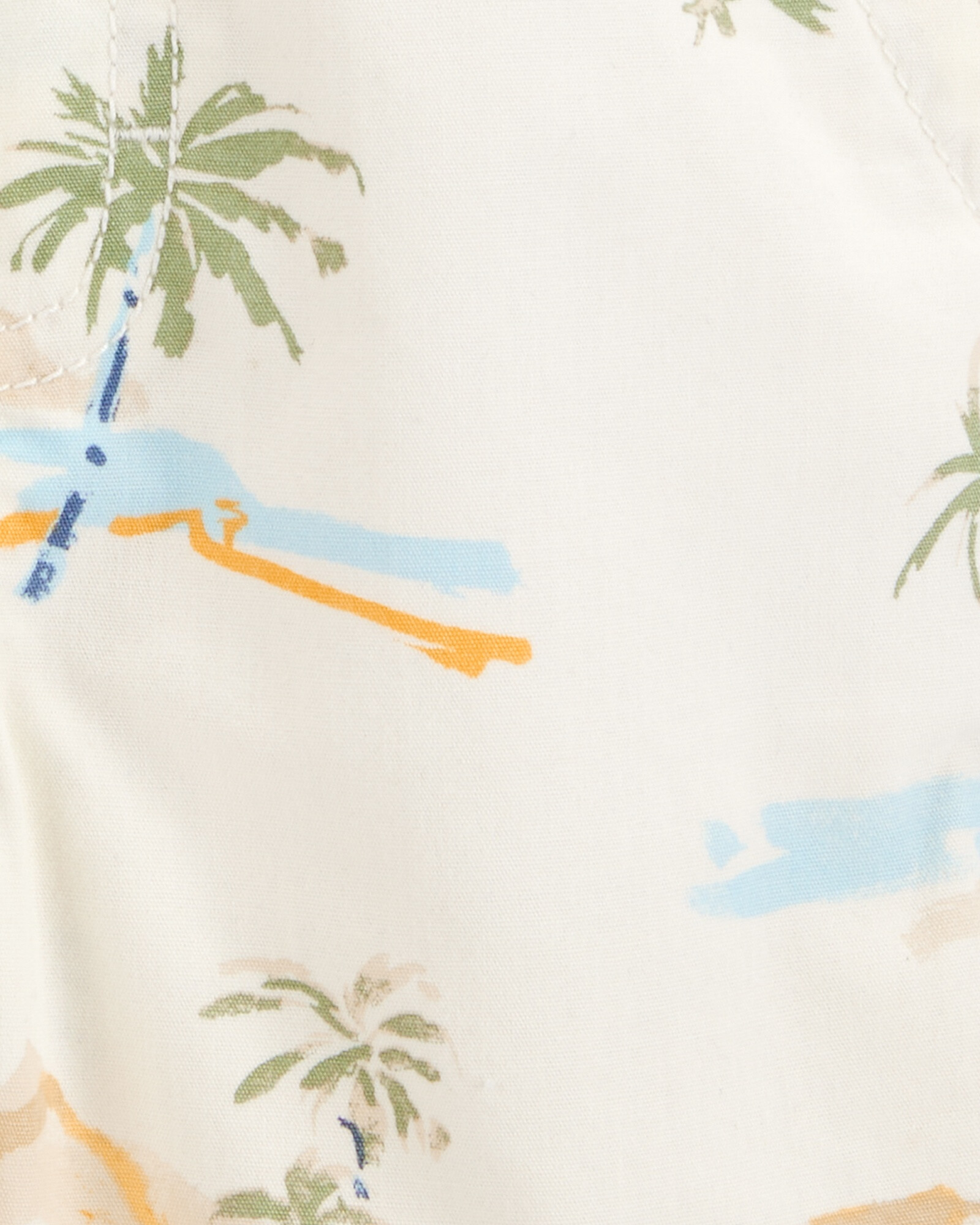 Enterito corto de algodón, diseño tropical Enterito corto de algodón, diseño tropical