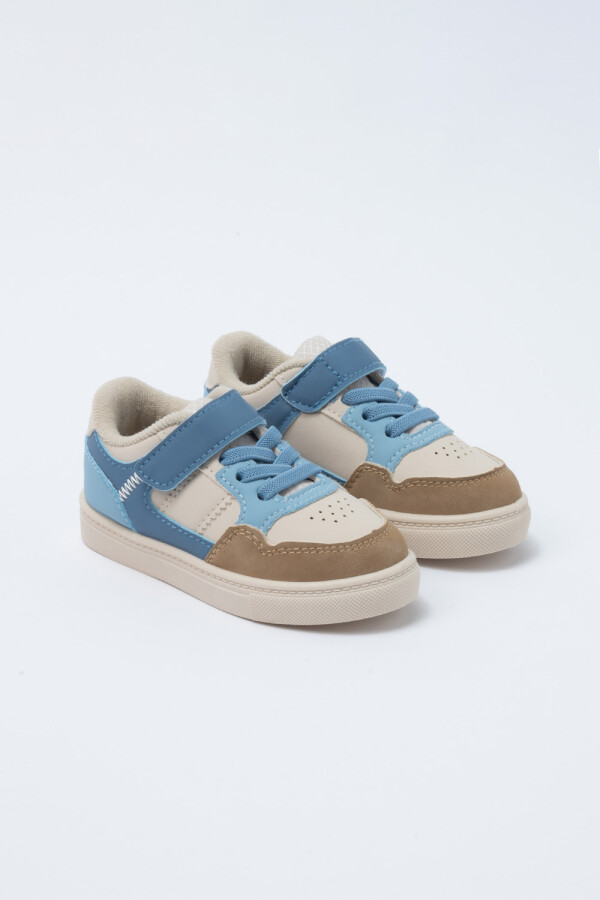 Zapatilla velcro Azul