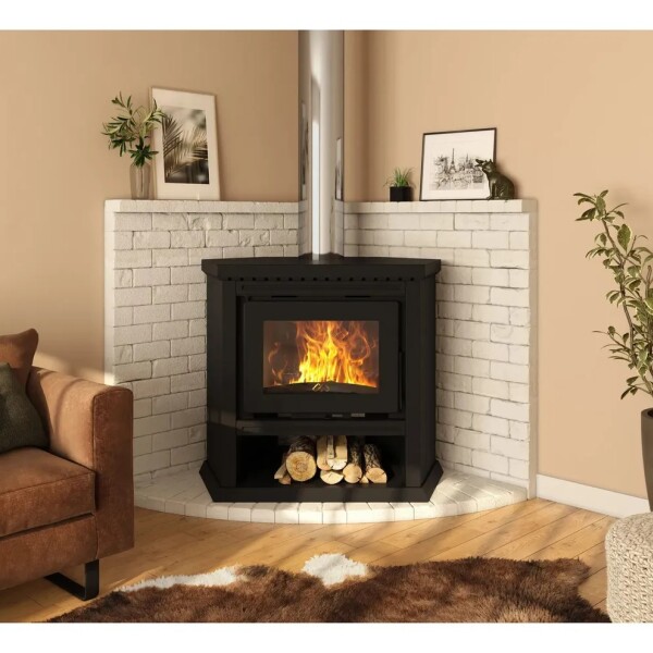 Calefactor Esquinero a Leña 110 m² Metávila 830EXP | Doble Combustión Calefactor Esquinero a Leña 110 m² Metávila 830EXP | Doble Combustión