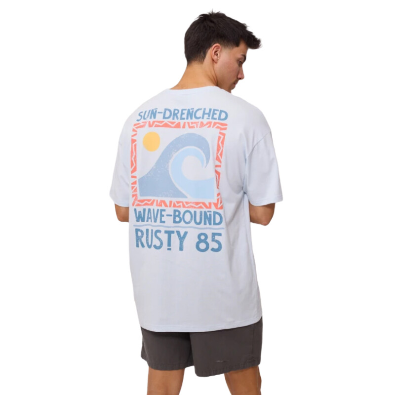 Remera Rusty Rael - Celeste Remera Rusty Rael - Celeste