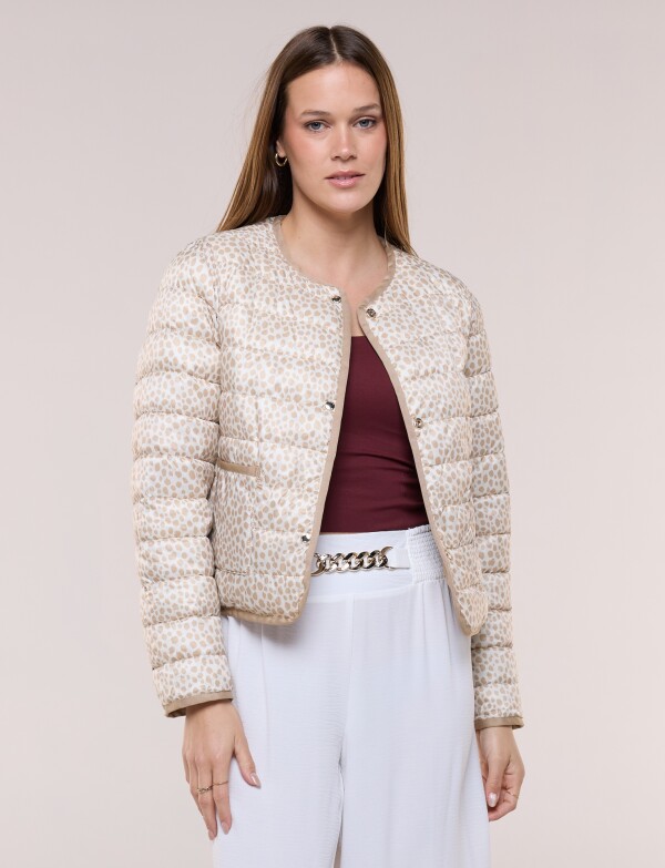 Campera Packable Reversible BEIGE