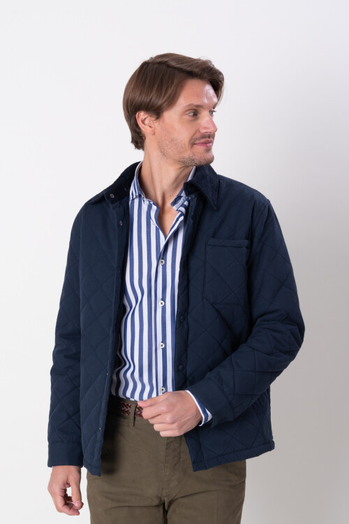 Campera Quilted - Azul marino Campera Quilted - Azul marino