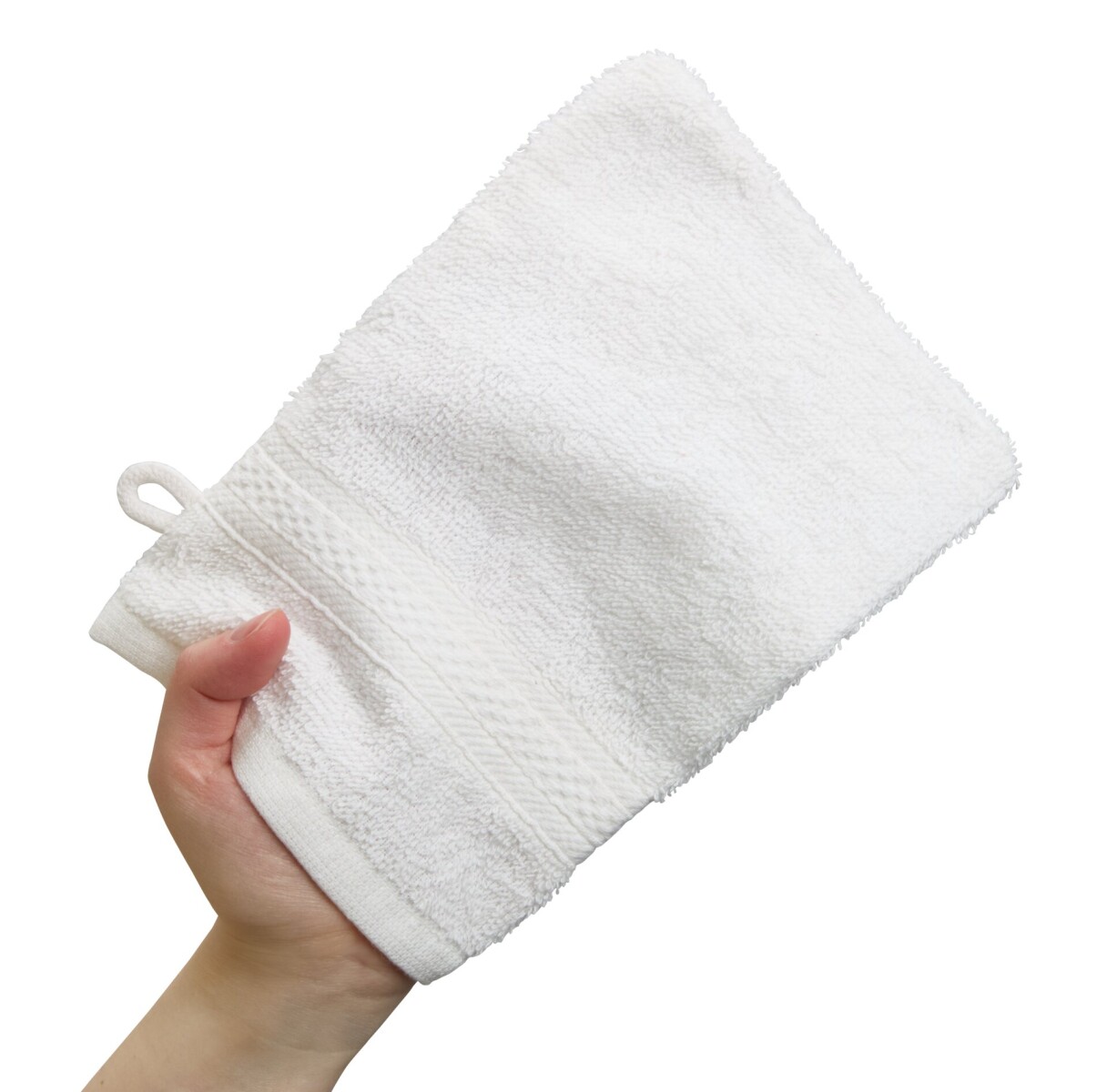 Manopla de baño UPPSALA 14x20 blanco 