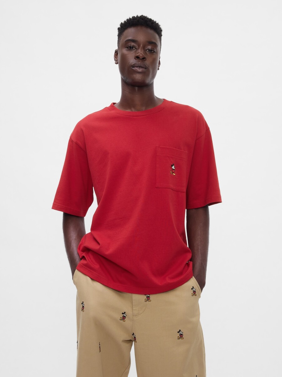 Remera Con Bolsillo Disney Hombre - Sled 