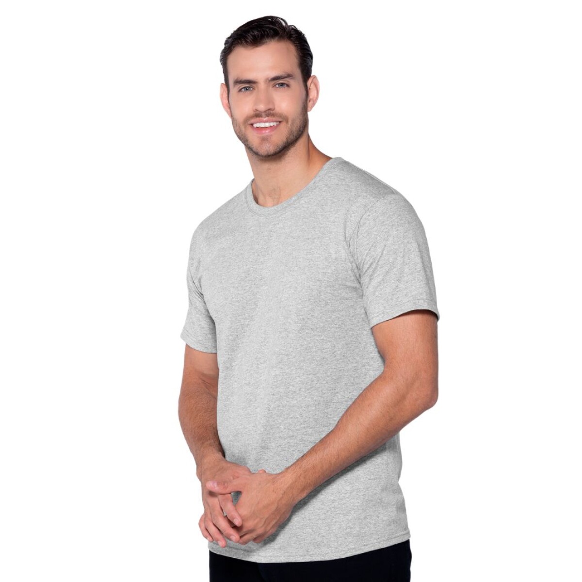 Camiseta a la base peso completo - Talle XXXL - Gris jaspe 